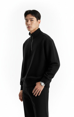 Dammler Trendz Full Sleeve Solid Men Sweatshirt