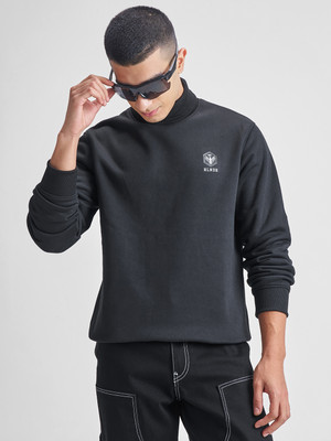 HIGHLANDER Full Sleeve Solid Men Sweatshirt