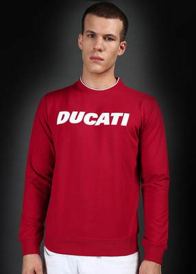 DUCATI Full Sleeve Solid Men Sweatshirt