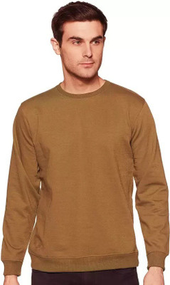 BALFAZAAR Full Sleeve Solid Men Sweatshirt