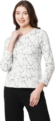 GO.4.IT Full Sleeve Geometric Print Women Sweatshirt