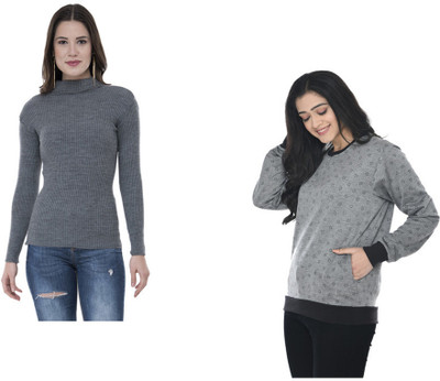 KAVYA Full Sleeve Printed Women Sweatshirt