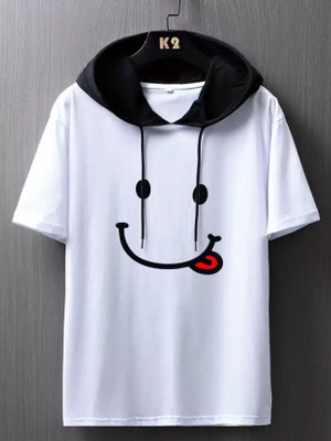 ZAMZAM Short Sleeve Printed Men Sweatshirt