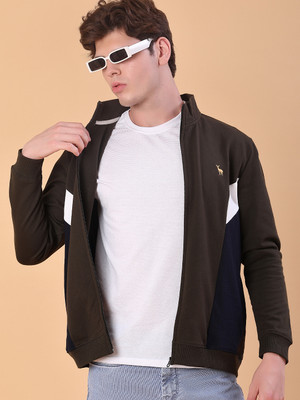 V-MART Full Sleeve Solid Men Sweatshirt