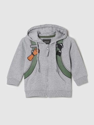 MAX Full Sleeve Graphic Print Baby Boys Sweatshirt