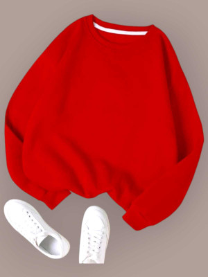 WAYIT FASHION Full Sleeve Solid Women Sweatshirt