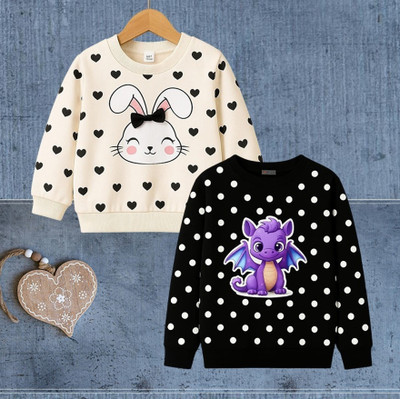 DOODEEKIDS Full Sleeve Graphic Print Boys & Girls Sweatshirt
