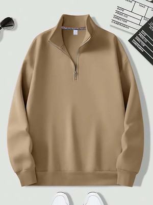 PRAVAHA Full Sleeve Solid Women Sweatshirt