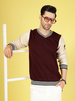 RIGO Full Sleeve Solid Men Sweatshirt