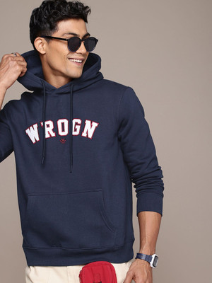 WROGN Full Sleeve Self Design Men Sweatshirt