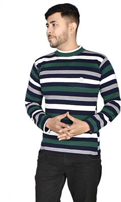 ROYALS ICEBERG Full Sleeve Striped Men Sweatshirt