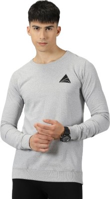 angar Full Sleeve Solid Men Sweatshirt