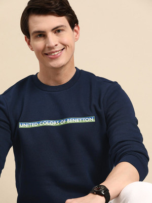 United Colors of Benetton Full Sleeve Printed Men Sweatshirt