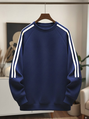 FashionAndYOUTH Full Sleeve Striped Men Sweatshirt