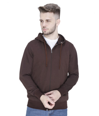 Kiva Fashion Full Sleeve Solid Men Sweatshirt
