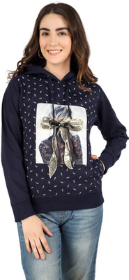 Blushh Collection Full Sleeve Graphic Print Women Sweatshirt