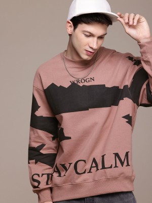 WROGN Full Sleeve Printed Men Sweatshirt