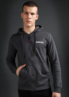 DUCATI Full Sleeve Solid Men Sweatshirt