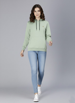 METRONAUT Women Solid Full Sleeve Hooded Sweatshirt for Casual Wear / Winter Full Sleeve Solid Women Sweatshirt