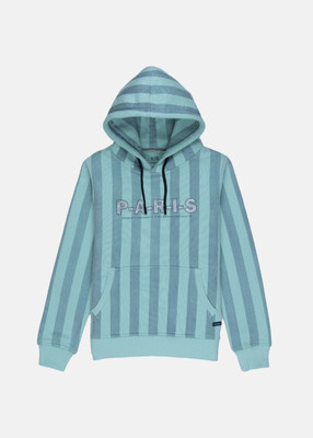 Status Quo Full Sleeve Striped Boys Sweatshirt