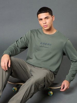 TECHNOSPORT Full Sleeve Printed Men Sweatshirt