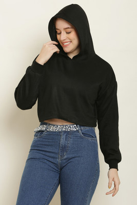 CANIDAE Full Sleeve Solid Women Sweatshirt