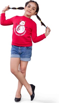 ACTLIVE Full Sleeve Printed Girls Sweatshirt