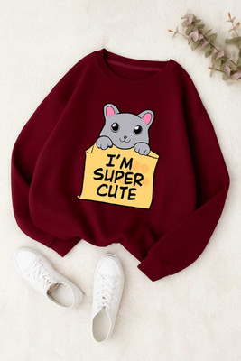 Stylezone Full Sleeve Graphic Print Women Sweatshirt