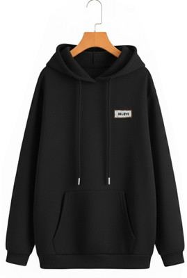 FASHLOOK Full Sleeve Solid Men Sweatshirt