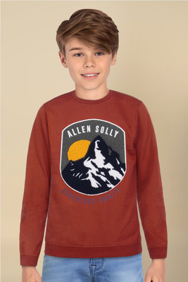 Allen Solly Full Sleeve Embroidered Boys Sweatshirt
