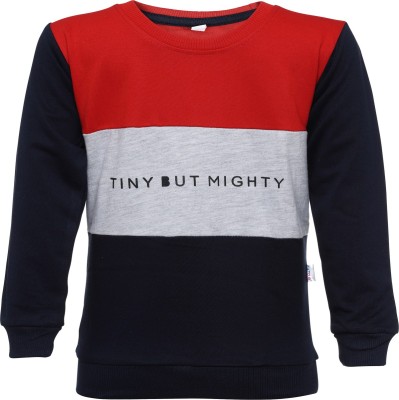 CATCUB Full Sleeve Color Block Baby Boys & Baby Girls Sweatshirt