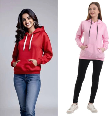 HouseOfCommon Full Sleeve Solid Women Sweatshirt