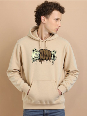 Adam White Full Sleeve Graphic Print Men Sweatshirt