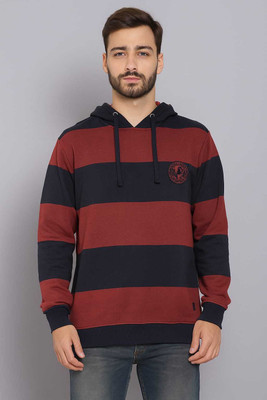 Austin Wood Full Sleeve Color Block Men Sweatshirt