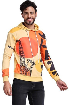 Yellow Tree Full Sleeve Printed Men Sweatshirt