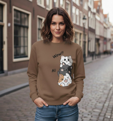 RVM ENTERPRISES Full Sleeve Printed Women Sweatshirt