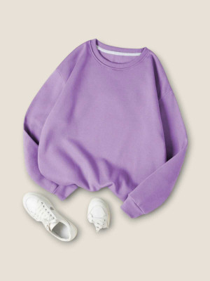 RETROIT Full Sleeve Solid Women Sweatshirt