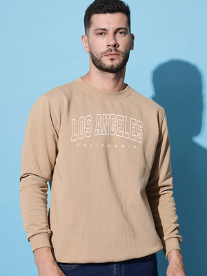 Else & What Full Sleeve Printed Men Sweatshirt