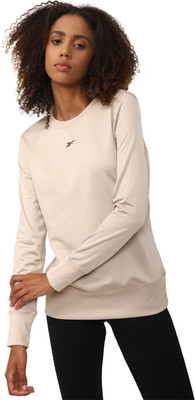 REEBOK Full Sleeve Solid Women Sweatshirt