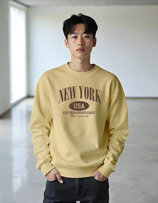 flyind Full Sleeve Printed Men Sweatshirt