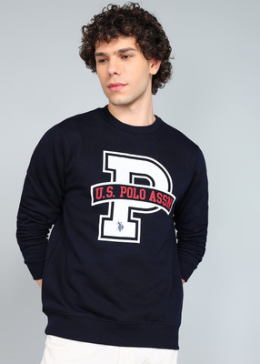 U.S. POLO ASSN. Full Sleeve Solid Men Sweatshirt