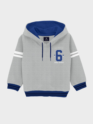 Codez Full Sleeve Striped, Printed Boys Sweatshirt