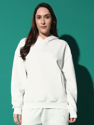 Earthstick Full Sleeve Solid Women Sweatshirt