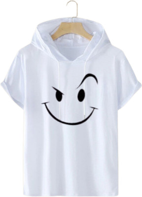 glitsy Half Sleeve Printed Men Sweatshirt