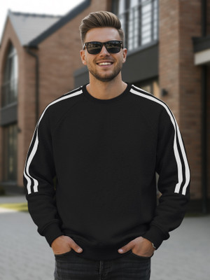 TeeWink Full Sleeve Solid Men Sweatshirt
