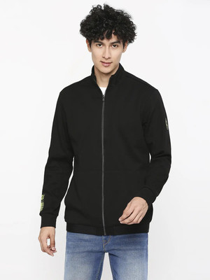 Spykar Full Sleeve Solid Men Sweatshirt