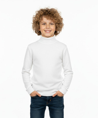 Clothify Full Sleeve Solid Boys & Girls Sweatshirt