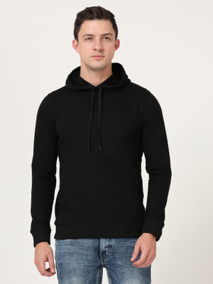 Fleximaa Full Sleeve Solid Men Sweatshirt
