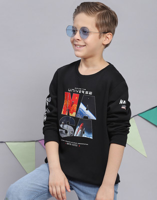 MONTE CARLO Full Sleeve Printed Boys Sweatshirt