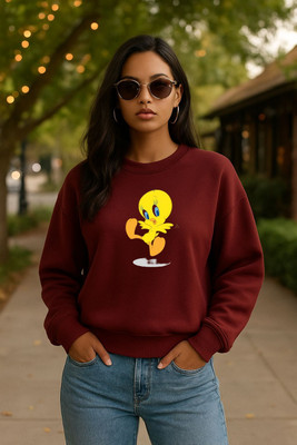 Mundali Full Sleeve Printed Women Sweatshirt
